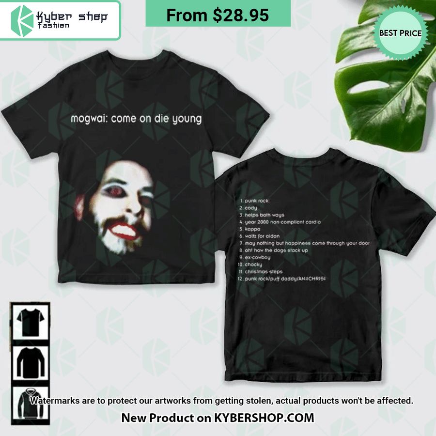Mogwai Come On Die Young Album Cover Shirt