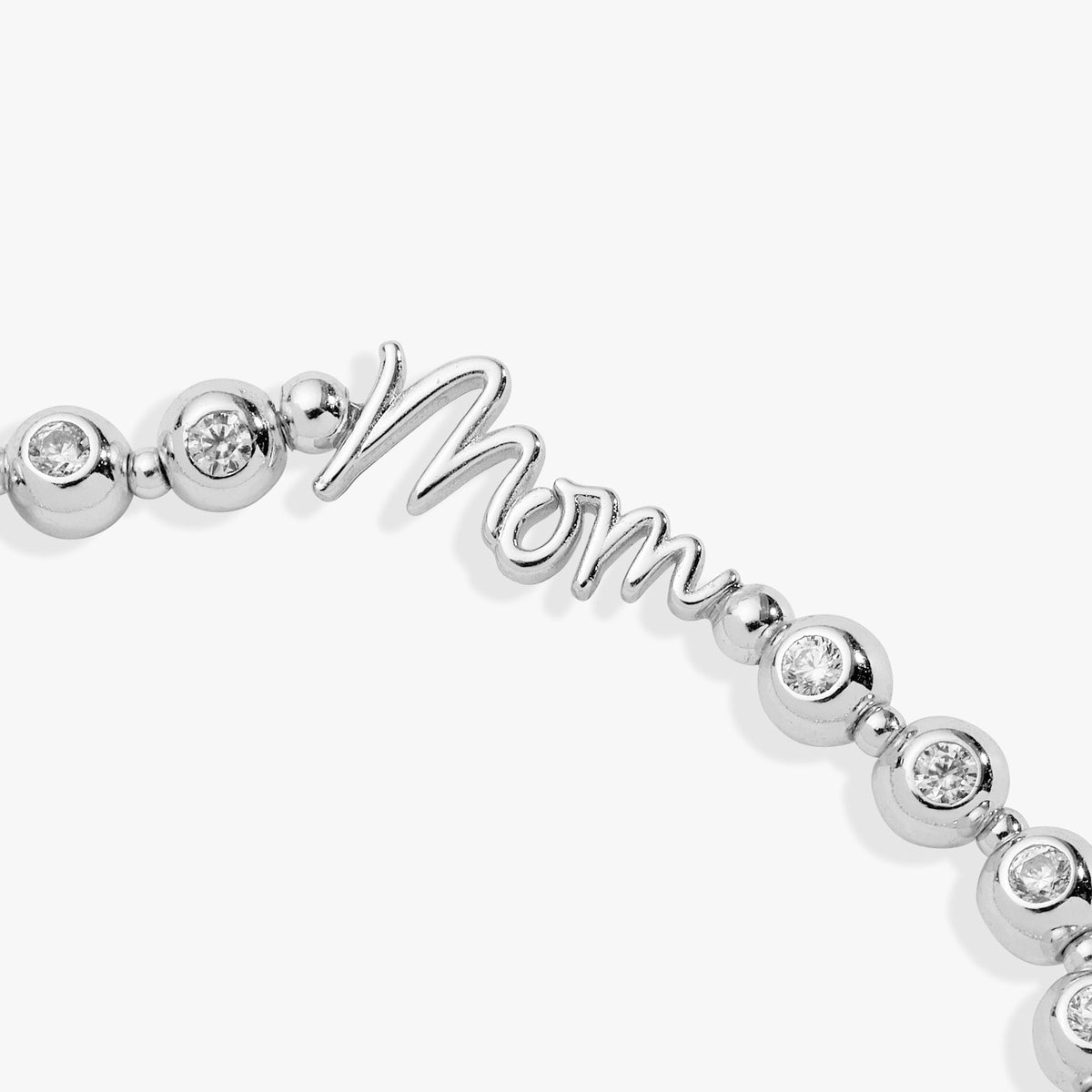 Mom Elongated Crystal Stretch Bracelet T-Shirts