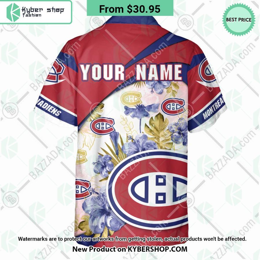 Montreal Canadiens custom personalized Hawaiian Shirt
