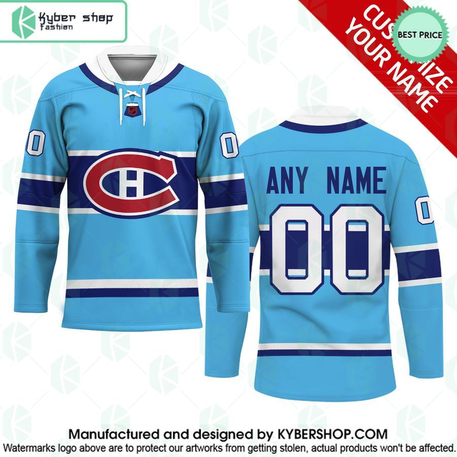 Montreal Canadiens Reverse Retro CUSTOM Hockey Jersey