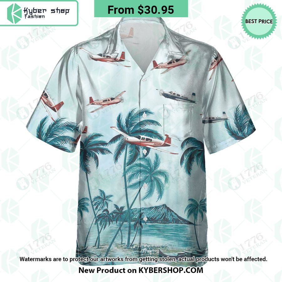 Mooney M20 Palm Hawaiian Shirt
