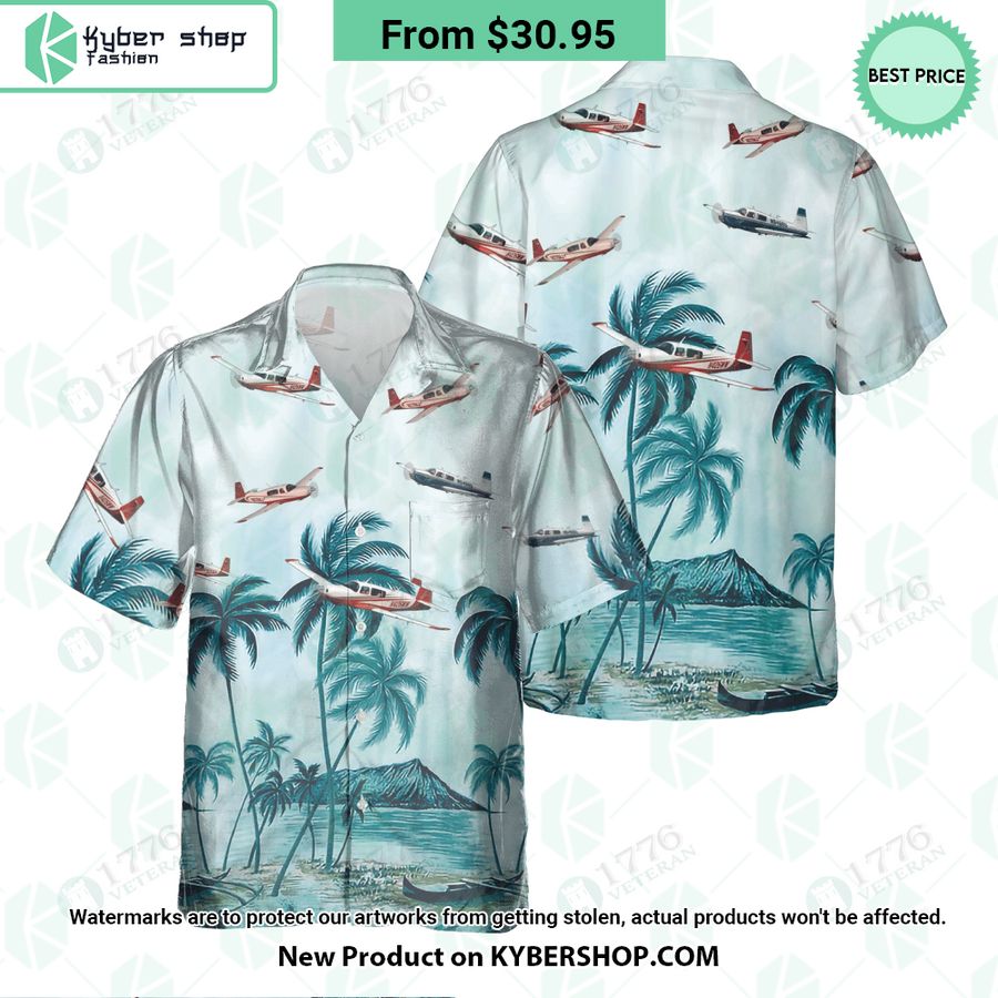Mooney M20 Palm Hawaiian Shirt