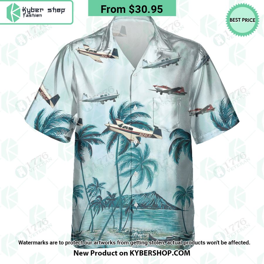 Mooney M20C Palm Hawaiian Shirt