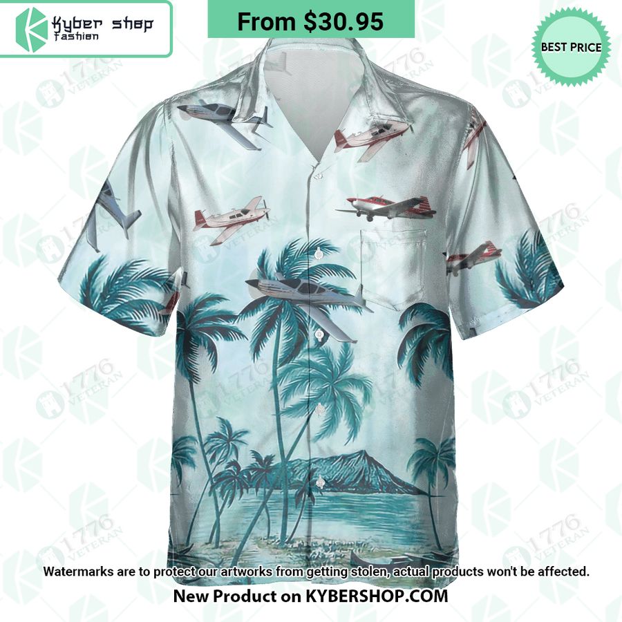 Mooney M20J Palm Hawaiian Shirt