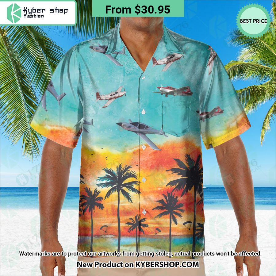 Mooney M20J Sunset Hawaiian Shirt