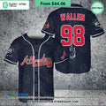 Morgan Wallen 98 Braves Navy Baseball Jersey