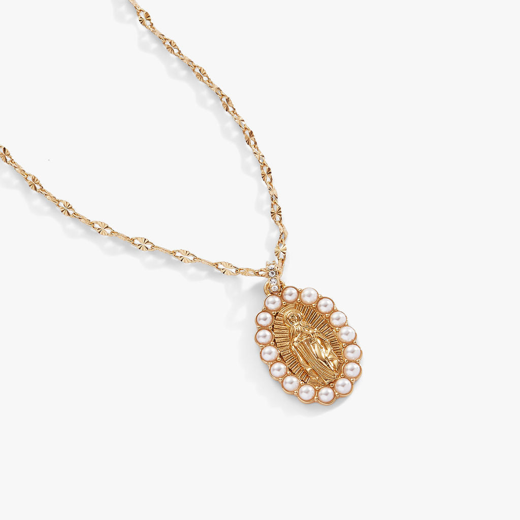Divine Guides Mary Pendant Necklace T-Shirts