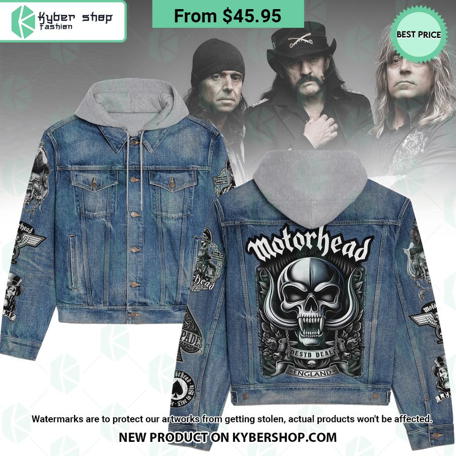 Motörhead Hooded Denim Jacket