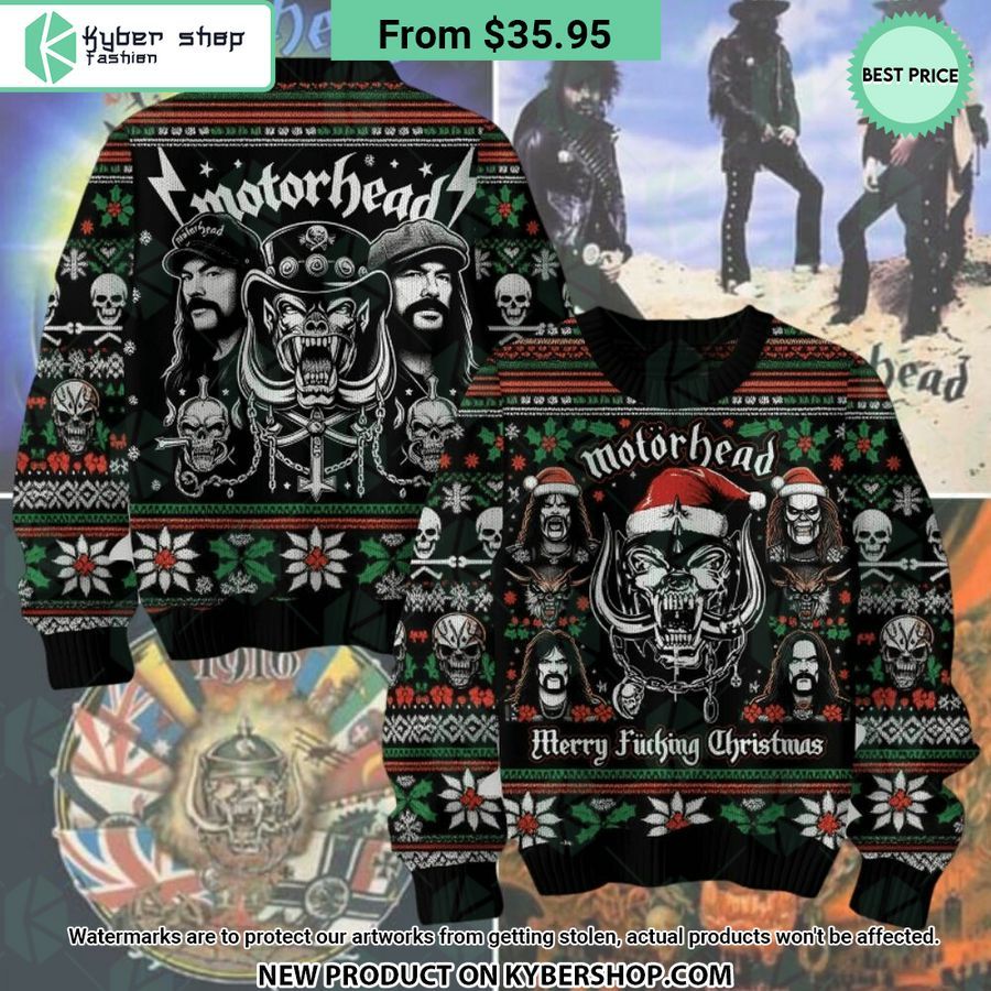 Motörhead Merry Fucking Christmas Sweater