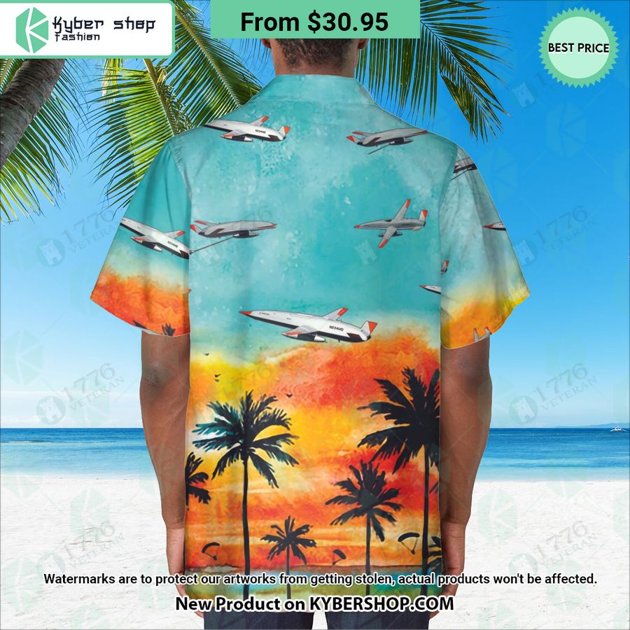 MQ-25 Stingray Sunset Hawaiian Shirt