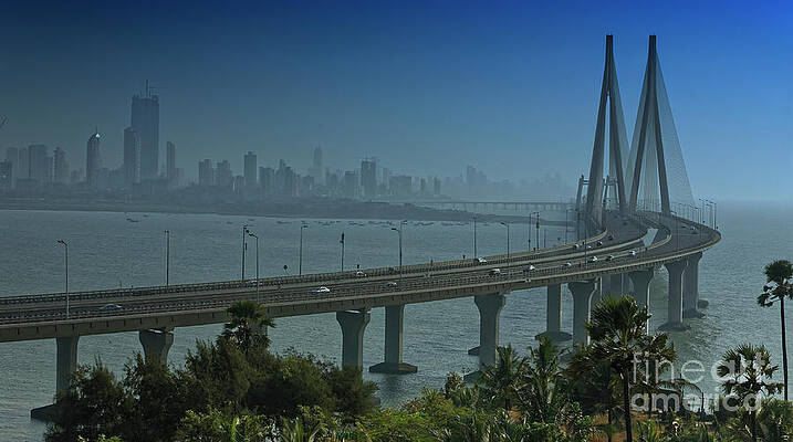 Mumbai Sea Link-1 Print Unisex , , , Long Sleeve Tee
