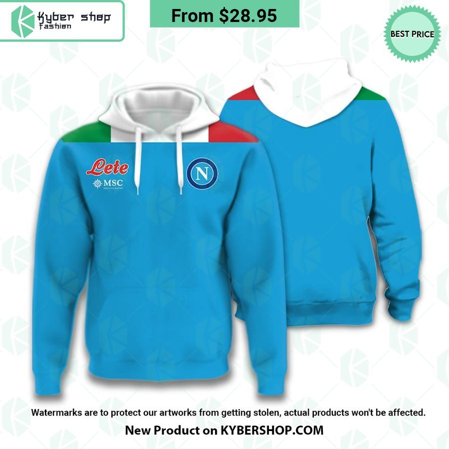 Napoli Italy Flag Hoodie