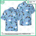 NASA OCI Light Blue Hawaiian Shirt