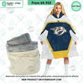 Nashville Predators Hoodie Blanket