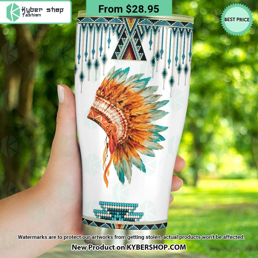 Native American Hat Tumbler