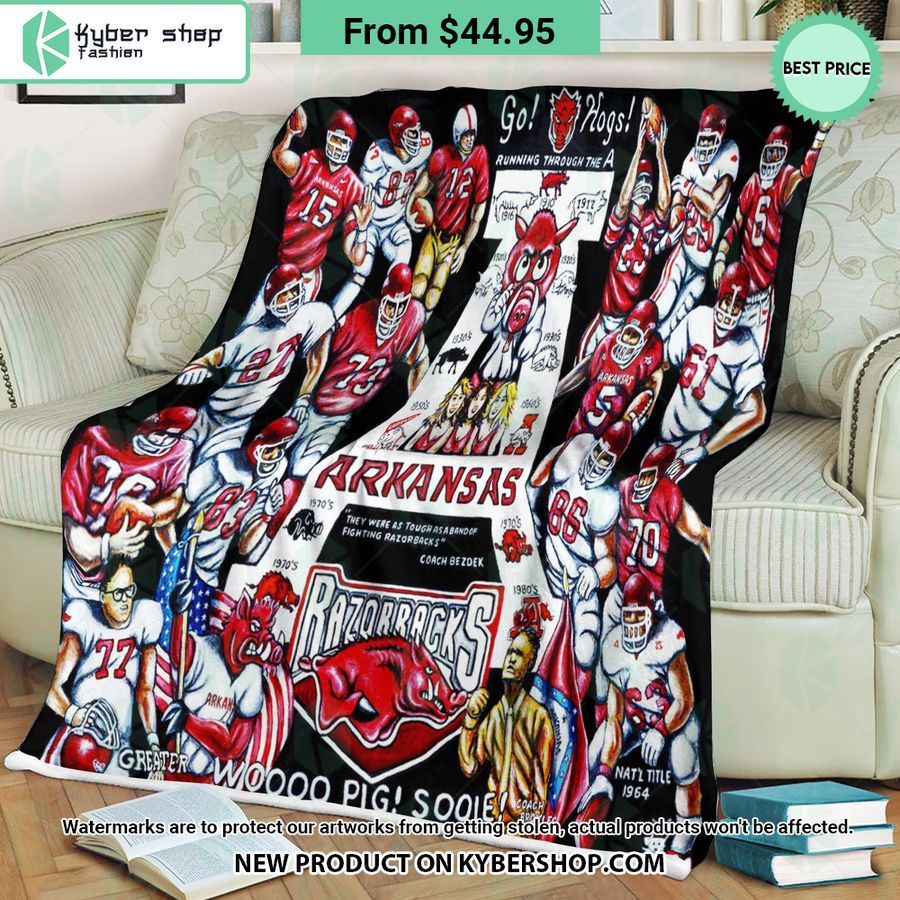 NCAA Arkansas Razorbacks Legend Blanket