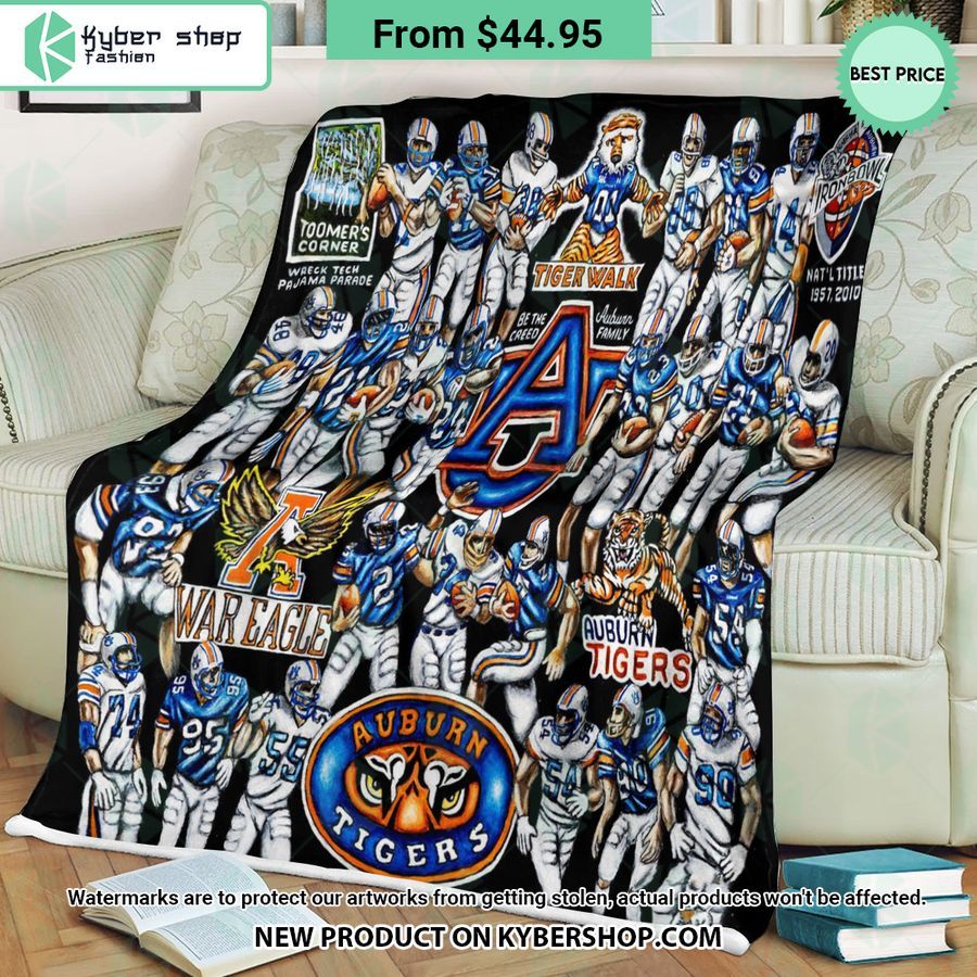 NCAA Auburn Tigers Legend Blanket