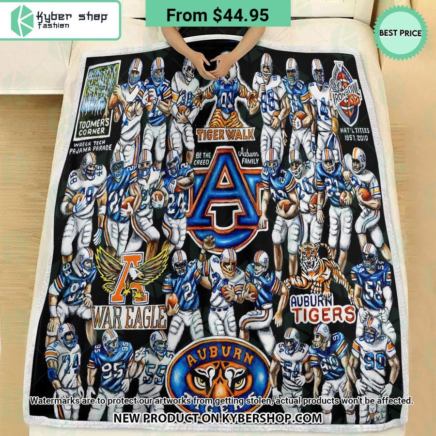 NCAA Auburn Tigers Legend Blanket