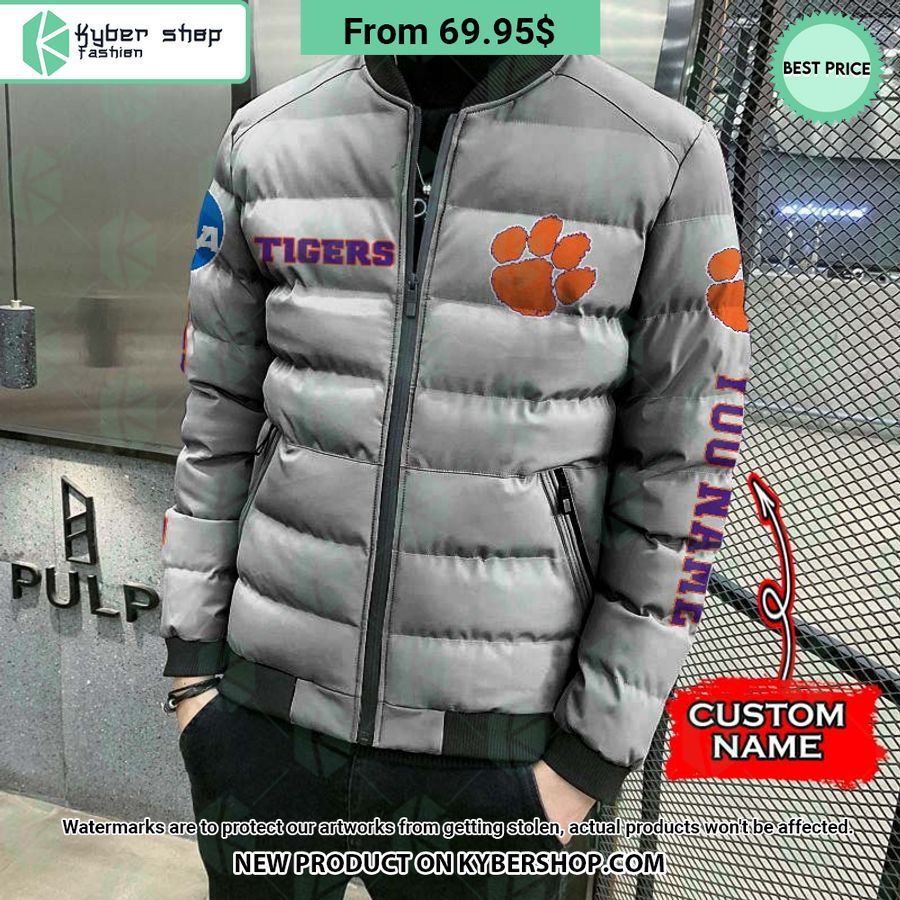 NCAA Clemson Tigers CUSTOM Puffer Down Jacket