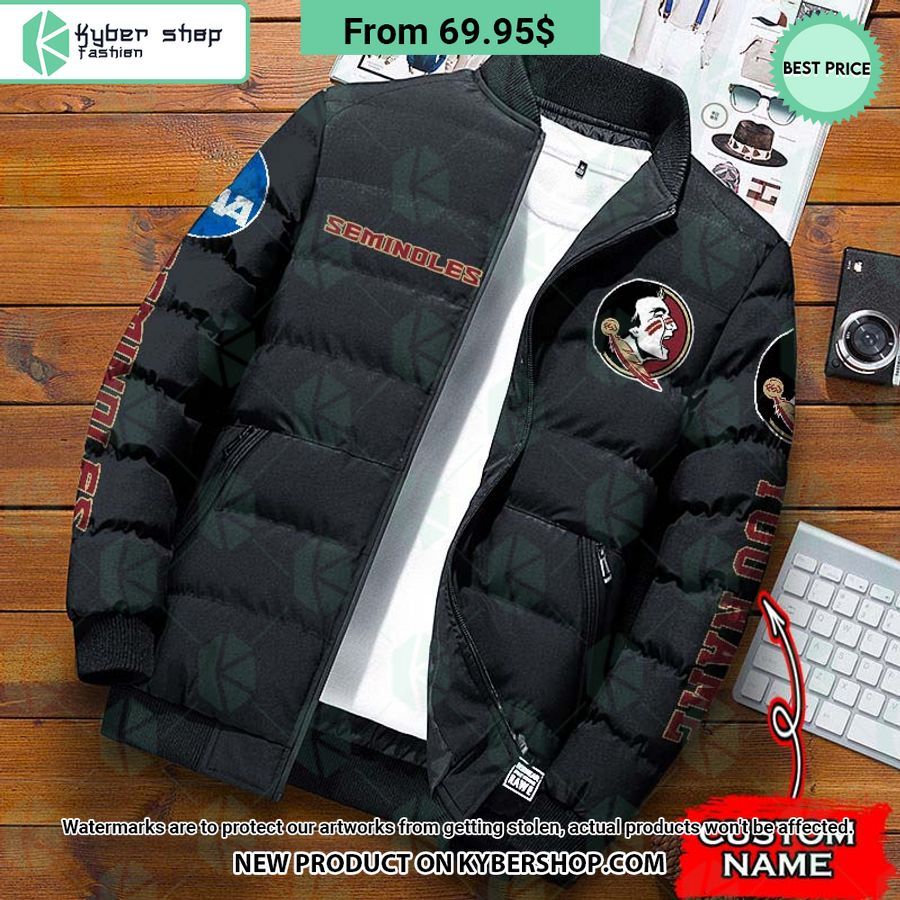 NCAA Florida State Seminoles CUSTOM Puffer Down Jacket