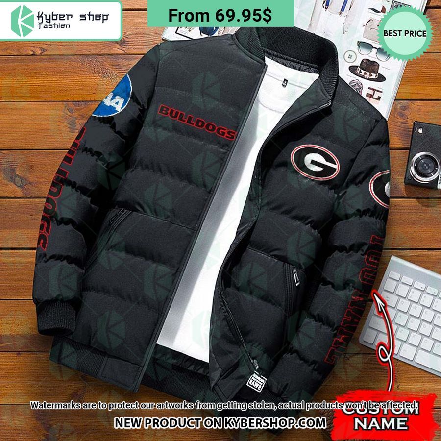 NCAA Georgia Bulldogs CUSTOM Puffer Down Jacket