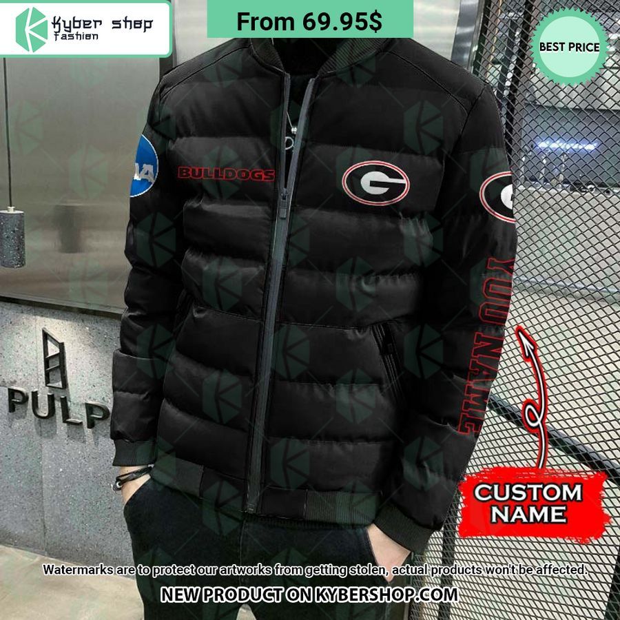 NCAA Georgia Bulldogs CUSTOM Puffer Down Jacket