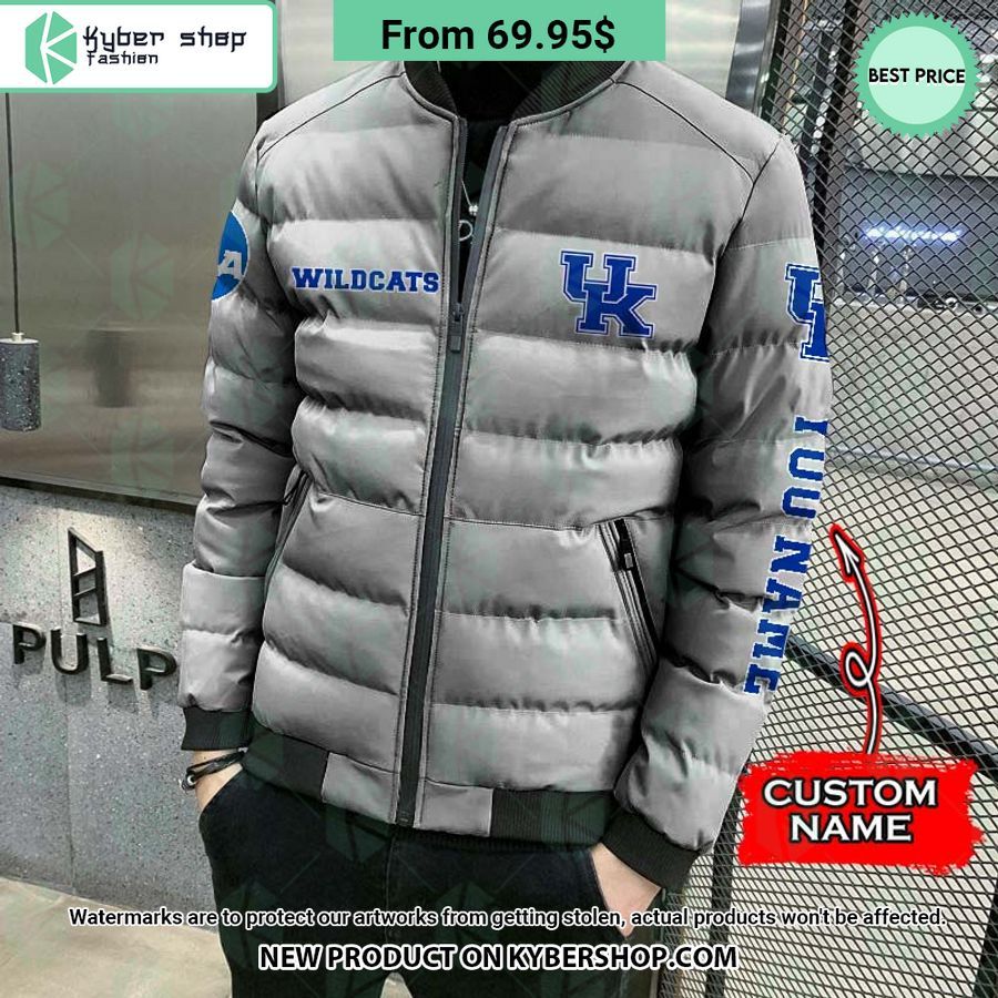 NCAA Kentucky Wildcats CUSTOM Puffer Down Jacket