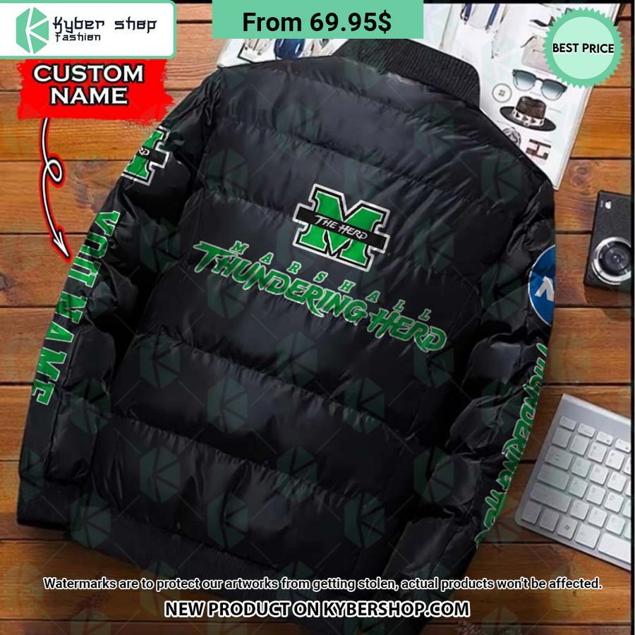 NCAA Marshall Thundering Herd CUSTOM Puffer Down Jacket