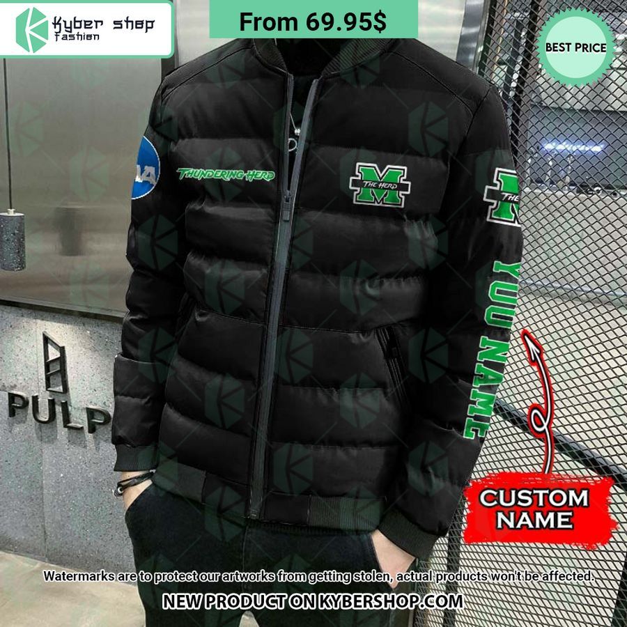 NCAA Marshall Thundering Herd CUSTOM Puffer Down Jacket