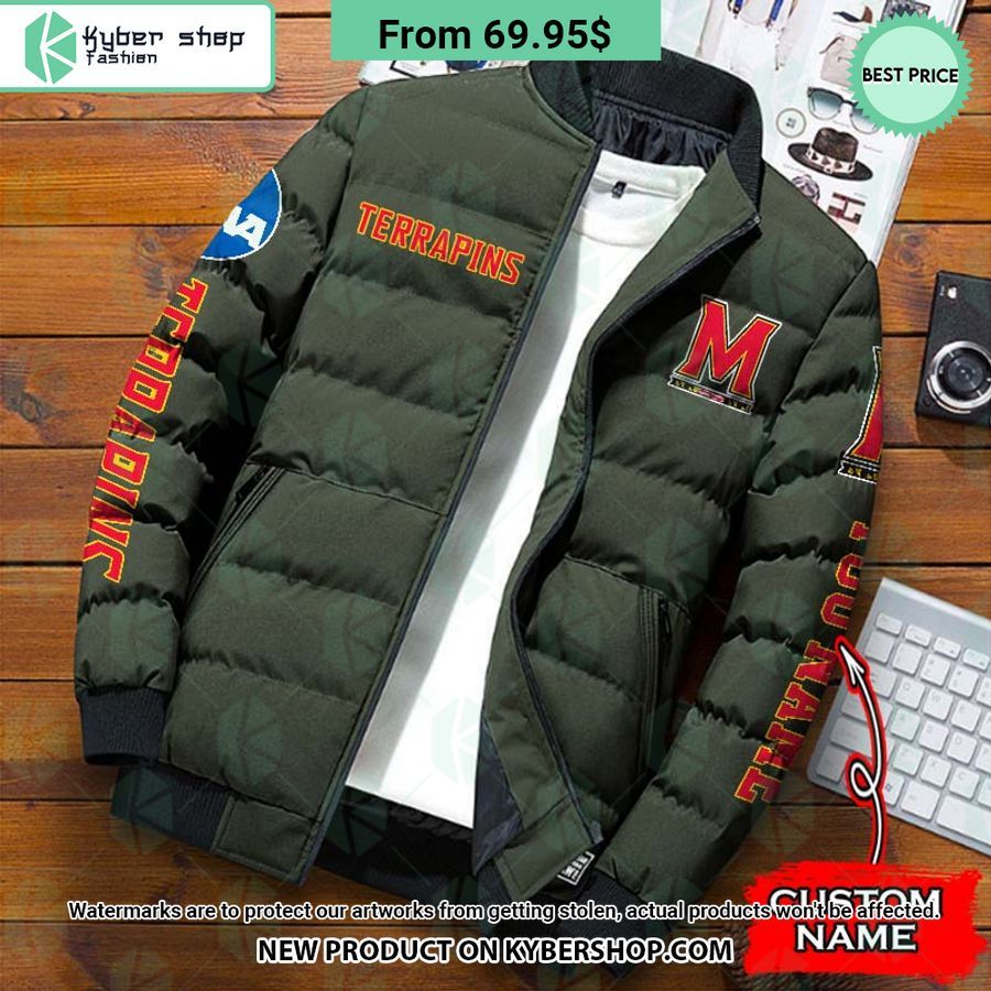 NCAA Maryland Terrapins CUSTOM Puffer Down Jacket