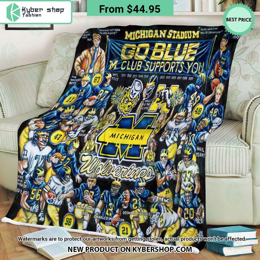 NCAA Michigan Wolverines Legend Blanket