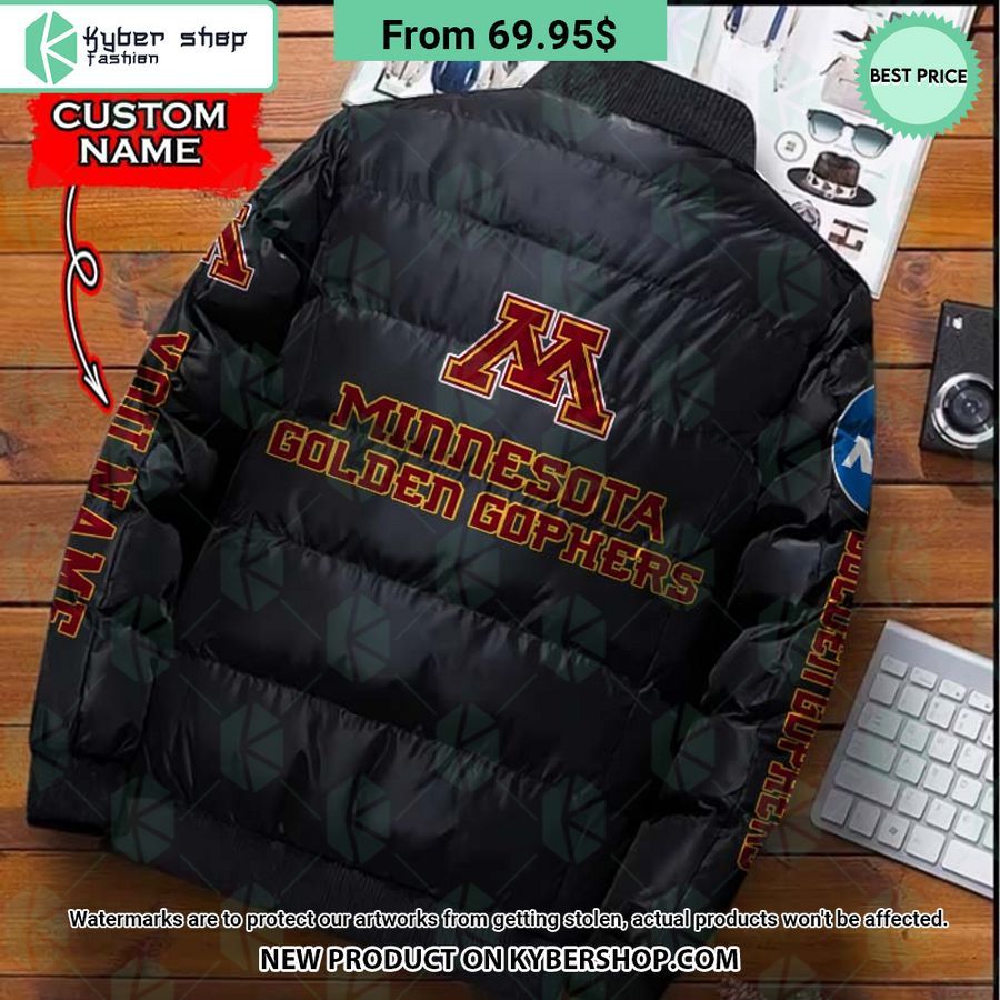 NCAA Minnesota Golden Gophers CUSTOM Puffer Down Jacket