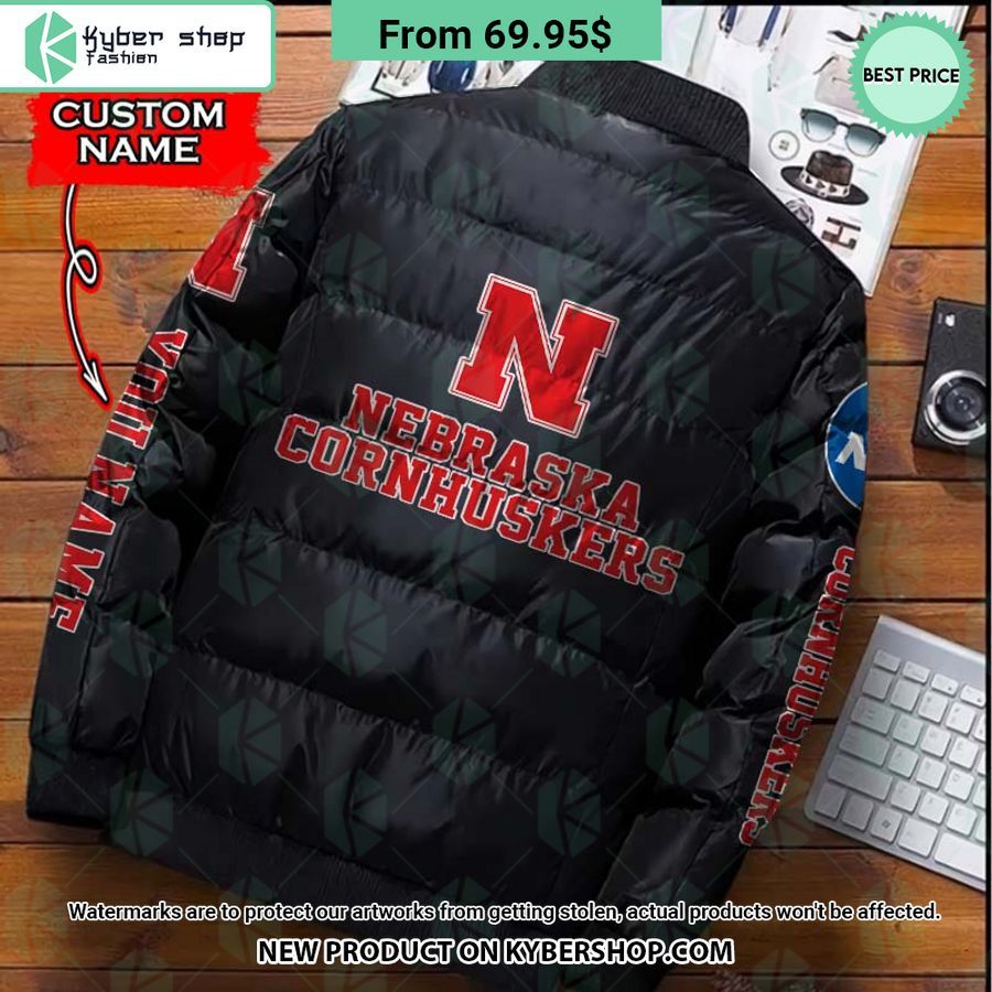 NCAA Nebraska Cornhuskers CUSTOM Puffer Down Jacket