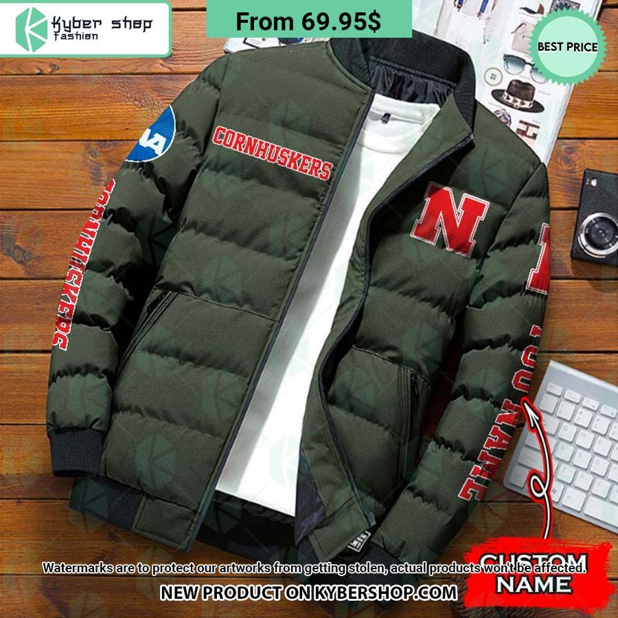 NCAA Nebraska Cornhuskers CUSTOM Puffer Down Jacket