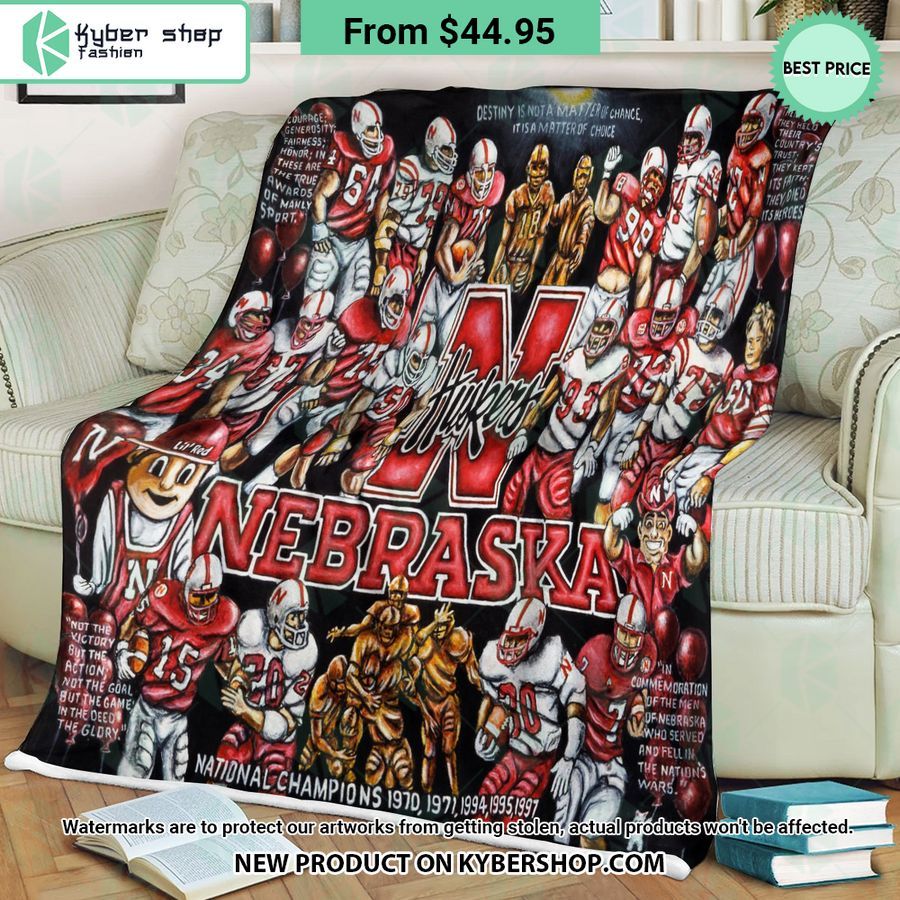 NCAA Nebraska Cornhuskers Legend Blanket