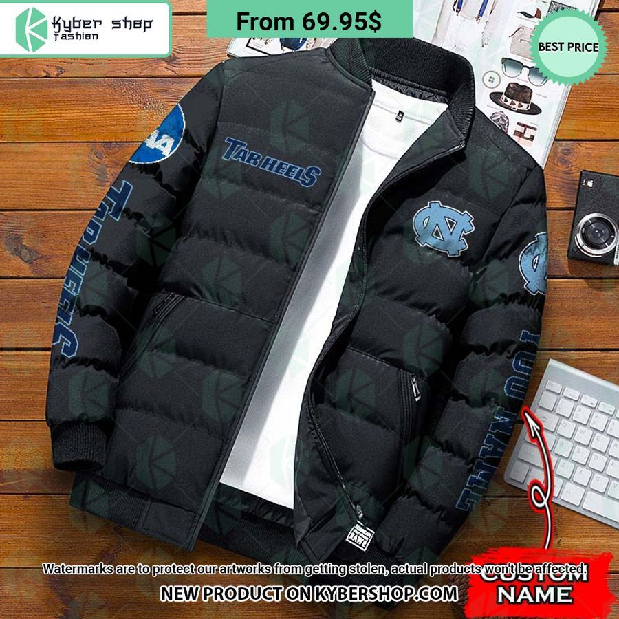 NCAA North Carolina Tar Heels CUSTOM Puffer Down Jacket