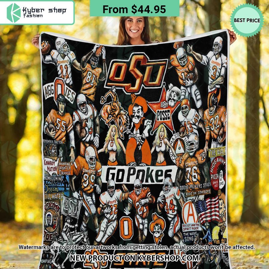NCAA Oklahoma State Cowboys Legend Blanket