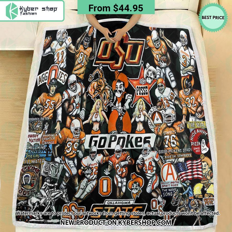 NCAA Oklahoma State Cowboys Legend Blanket