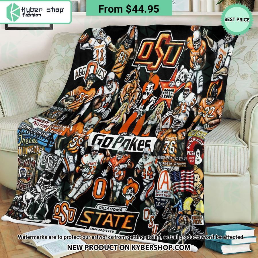 NCAA Oklahoma State Cowboys Legend Blanket