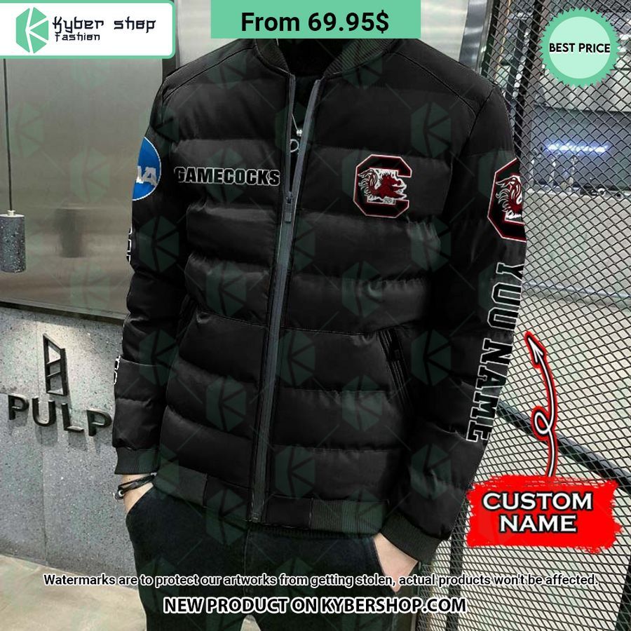 NCAA South Carolina Gamecocks CUSTOM Puffer Down Jacket