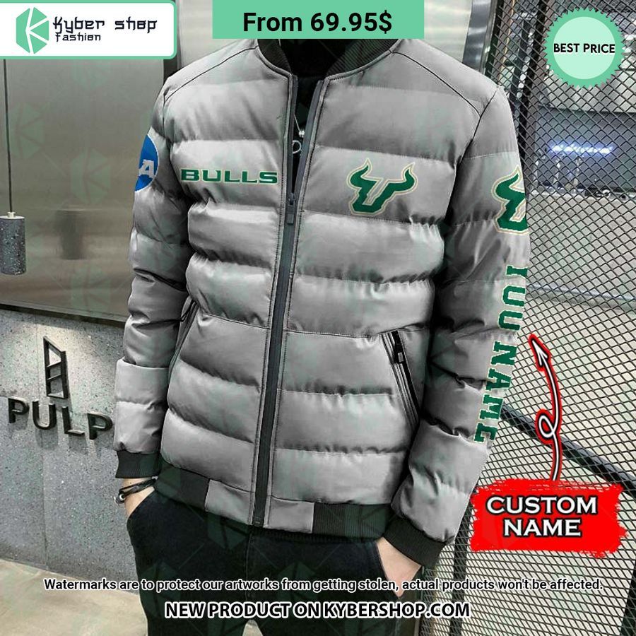 NCAA South Florida Bulls CUSTOM Puffer Down Jacket