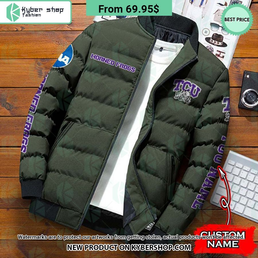 NCAA TCU Horned Frogs CUSTOM Puffer Down Jacket
