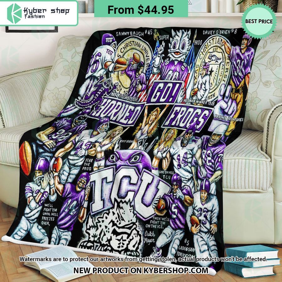 NCAA TCU Horned Frogs Legend Blanket