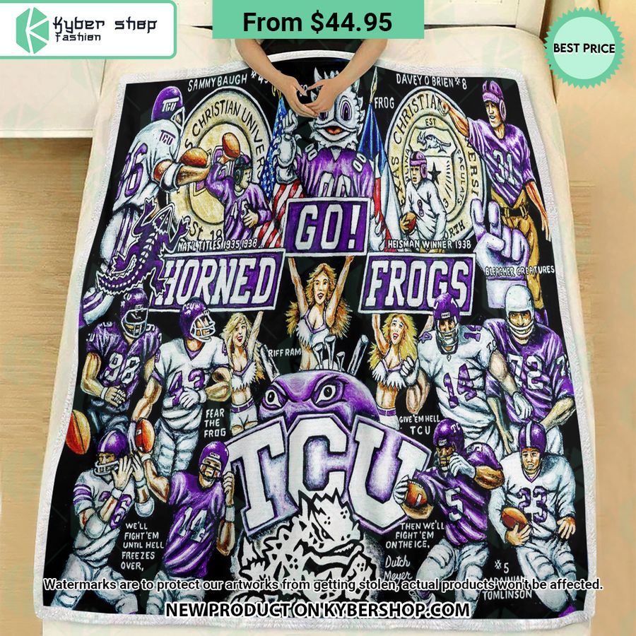 NCAA TCU Horned Frogs Legend Blanket