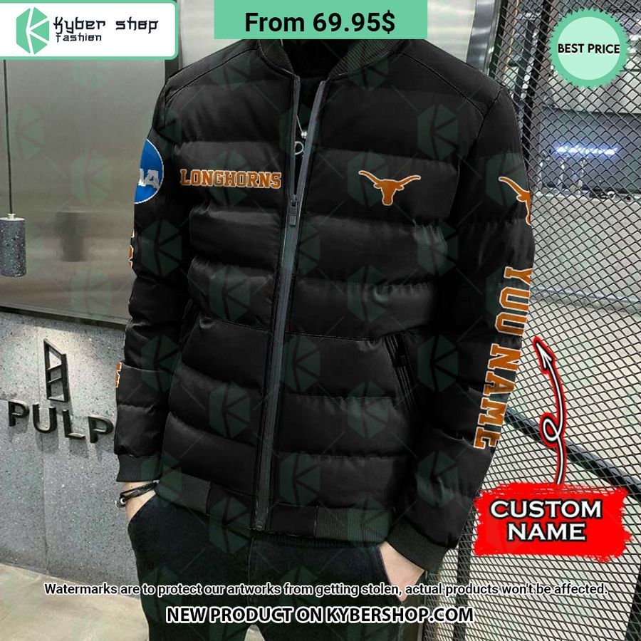 NCAA Texas Longhorns CUSTOM Puffer Down Jacket