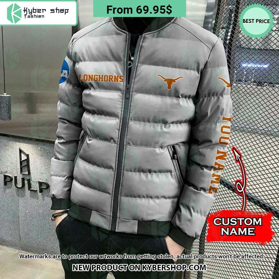 NCAA Texas Longhorns CUSTOM Puffer Down Jacket
