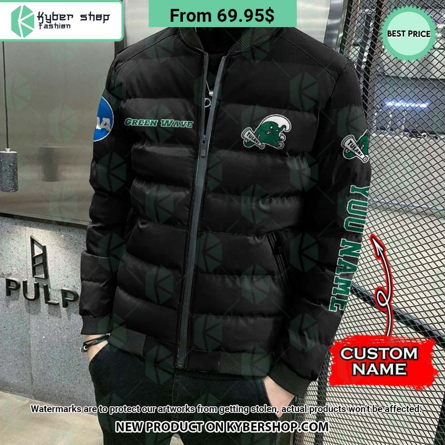 NCAA Tulane Green Wave CUSTOM Puffer Down Jacket