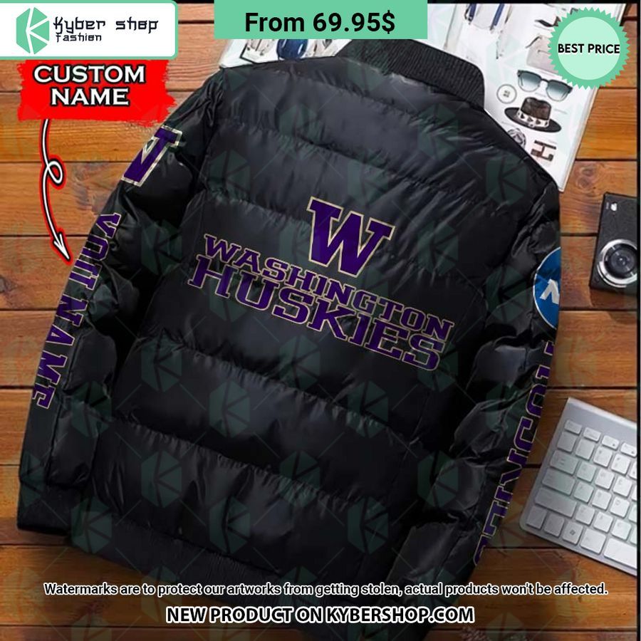NCAA Washington Huskies CUSTOM Puffer Down Jacket