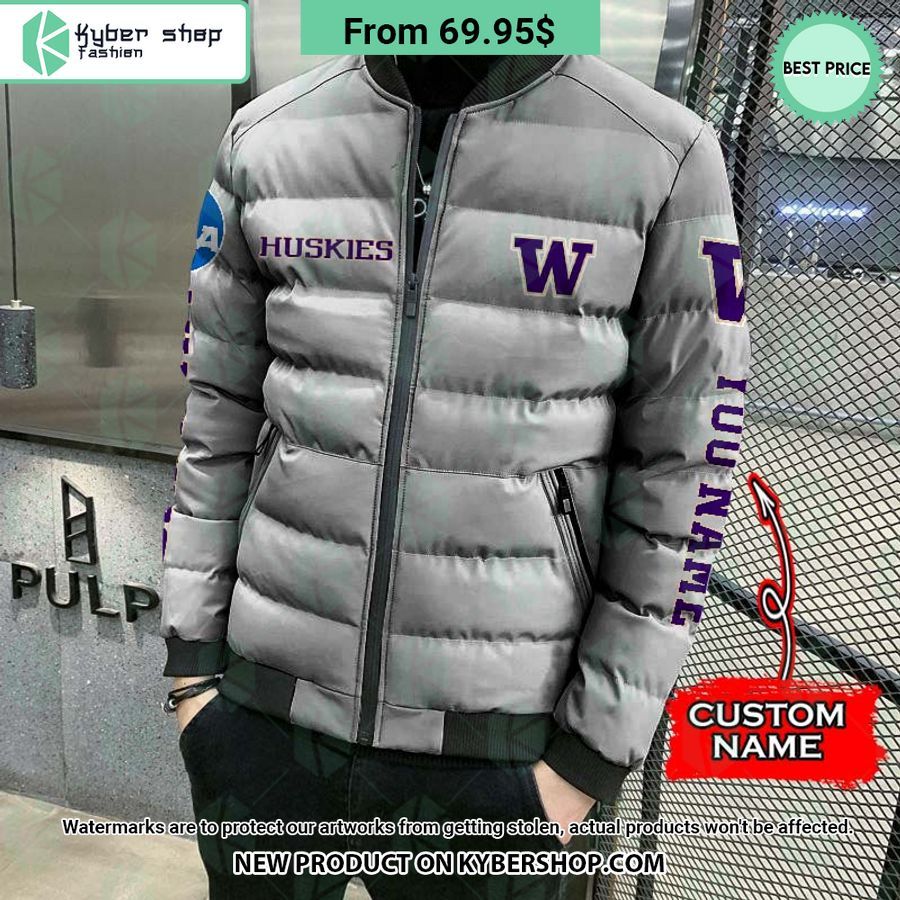 NCAA Washington Huskies CUSTOM Puffer Down Jacket