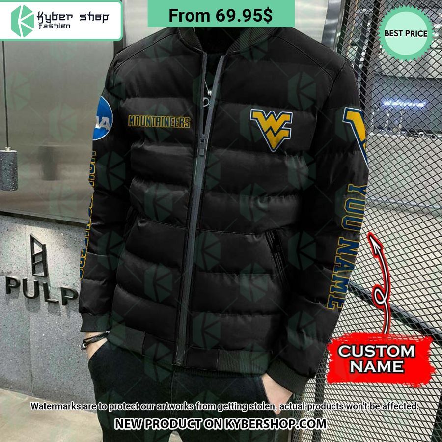 NCAA West Virginia Mountaineers CUSTOM Puffer Down Jacket